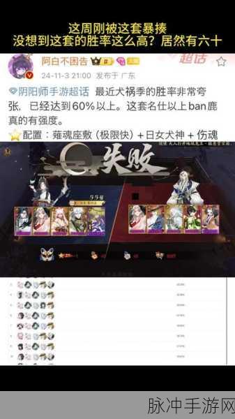 阴阳师手游犬神技能与御魂搭配深度解析
