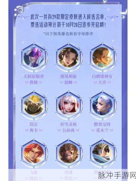 王者荣耀 2022 周年庆返场皮肤投票全解析