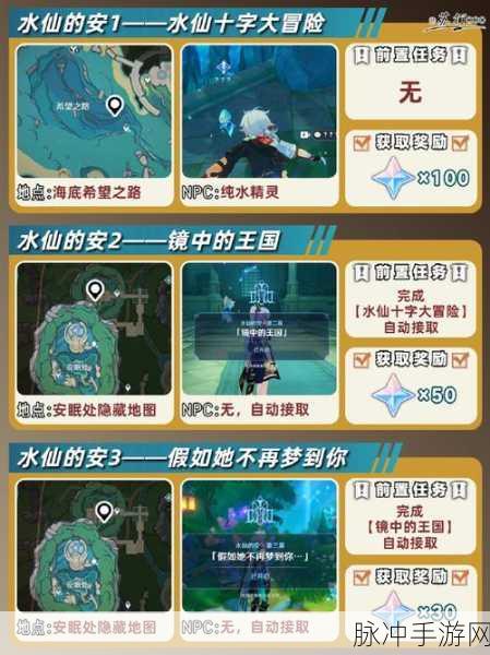 原神世界任务原石获取攻略大全