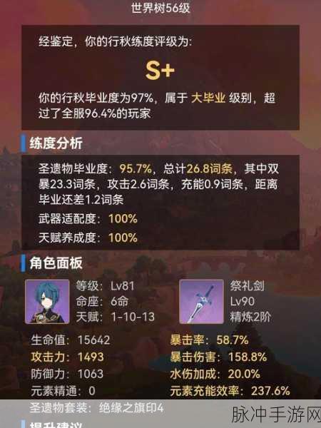 原神行秋圣遗物搭配毕业套最新攻略