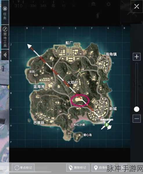 和平精英海岛地图苟分路线与苟分点全攻略