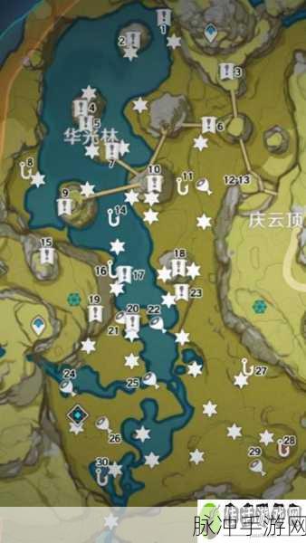 原神肃霜之路与逐月符位置详尽指南
