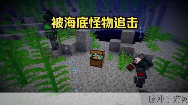 我的世界，探秘海底神殿的珍稀宝藏与神秘面纱