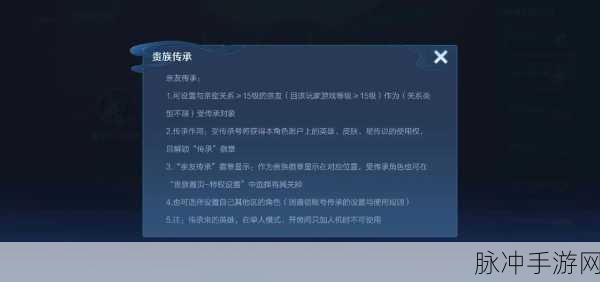 王者荣耀，深度解析专属贵族特权的多样体现