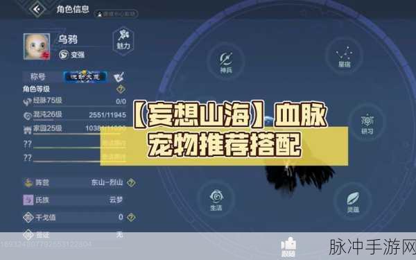 妄想山海2024血脉宠物排行全解析