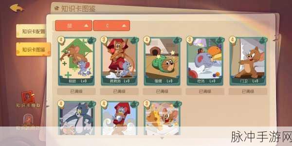 猫和老鼠欢乐互动汤姆猫知识卡搭配全攻略