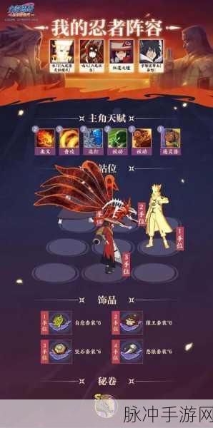 火影忍者OL手游攻略，红莲之瞳火主阵容搭配详解