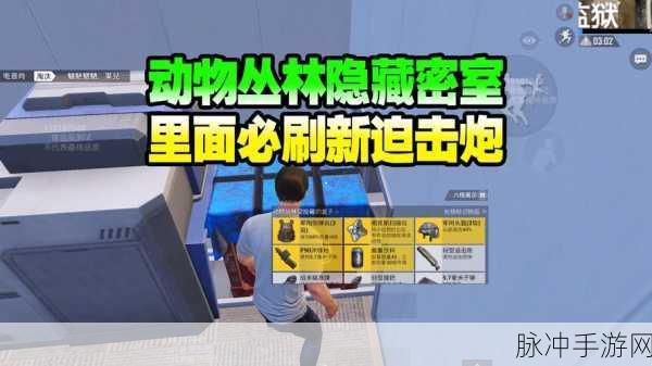 和平精英，探寻坦克迫击炮神秘彩蛋之地
