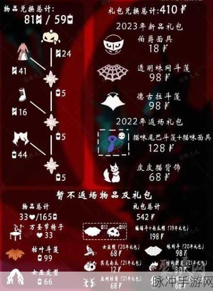 光遇万圣节物品兑换全攻略