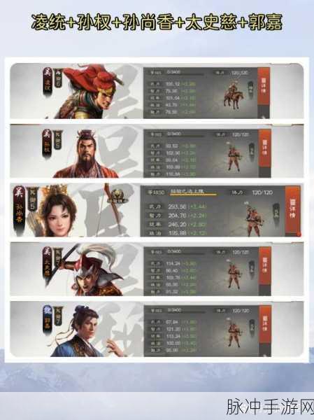三国志战略版凌统深度攻略，揭秘全能武将的制胜之道