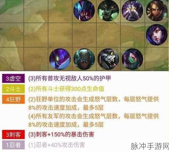 云顶之弈深度攻略，虚空刺客剑士忍者多羁绊组合玩法解析