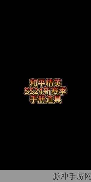 和平精英 SS4 赛季手册奖励大揭秘