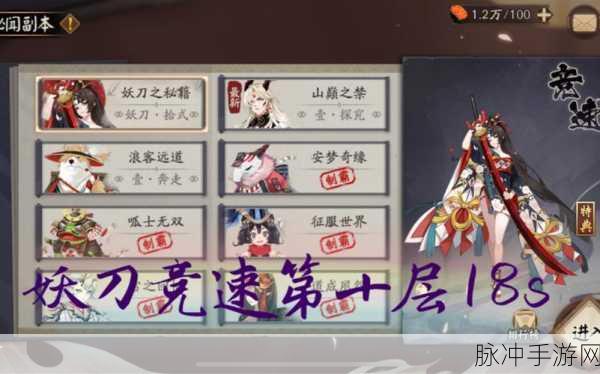 阴阳师手游攻略，揭秘妖刀之秘籍第九层通关秘籍
