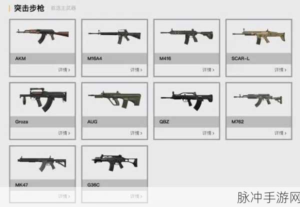 绝地求生大逃杀枪械配件功能深度解析与实战攻略