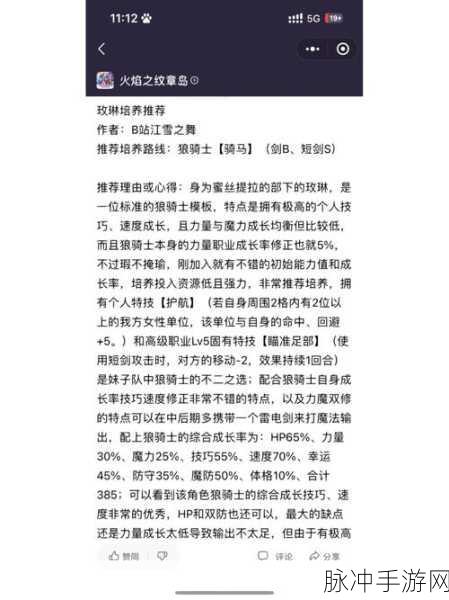 龙之谷手游魔羽角色纹章搭配全攻略