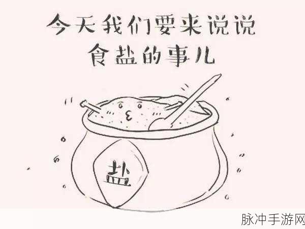 手游健康小贴士，警惕！摄入过量食盐的隐形危害与游戏攻略平衡