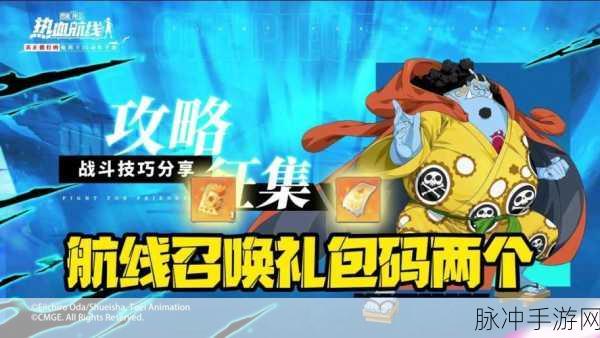 航海王热血航线2024年2月最新兑换码免费领取全攻略