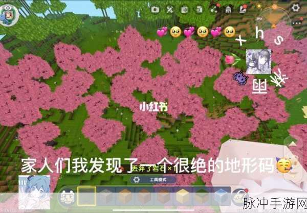 迷你世界桃花林地形码全攻略，打造你的梦幻仙境