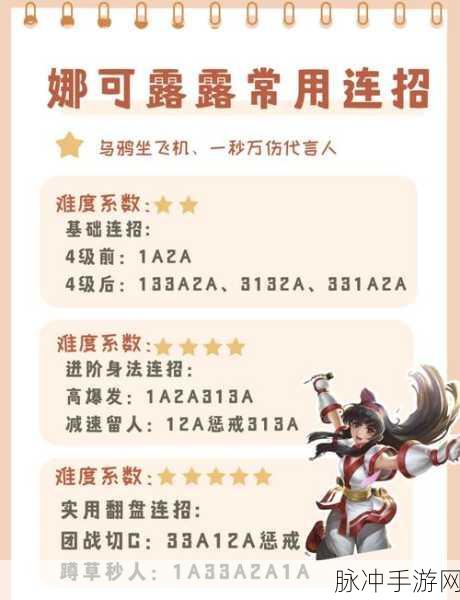 王者荣耀娜可露露铭文搭配秘籍大公开