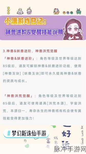 梦幻新诛仙神兽获得途径全解析，助你轻松获取强力神兽