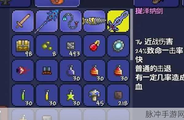 泰拉瑞亚附魔剑获取方法全攻略
