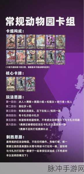 漫威终极逆转动物园卡组搭配推荐与攻略深度解析