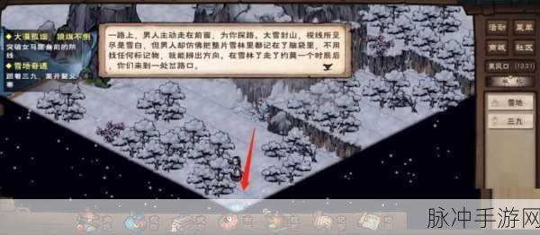 烟雨江湖进入成都雪山攻略大全，解锁雪山之巅的奥秘