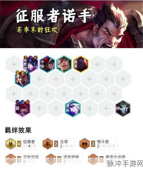 云顶之弈国际服S5征服者诺手深度玩法攻略