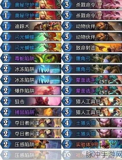 炉石传说深度攻略，冬灵奥秘猎卡组推荐
