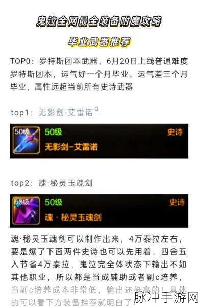 诺亚之心装备附魔全攻略，打造你的专属神器