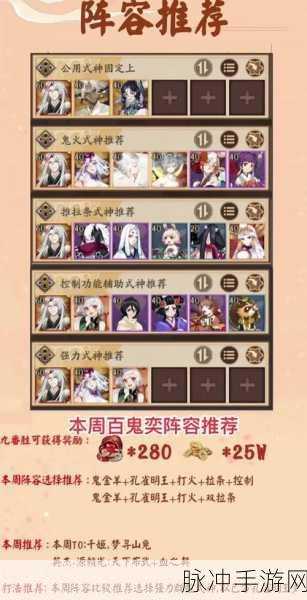 阴阳师犬神阵容搭配全攻略，竞技场制胜之道