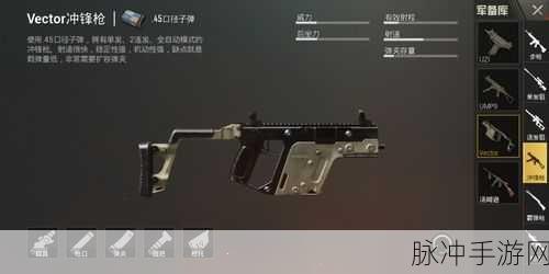 绝地求生全军出击之Vector枪械全面详解,中近距离的超强神器
