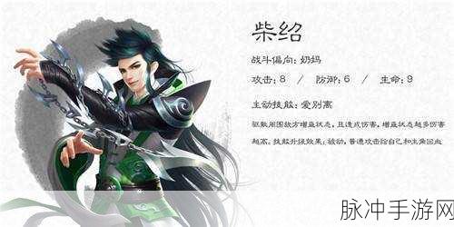 大唐无双手游名将柴绍深度解析与培养攻略