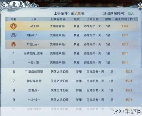 魔域手游新手极速升级秘籍大公开