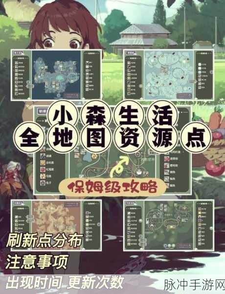 小森生活露桑松木采集攻略，位置与刷新时间详解