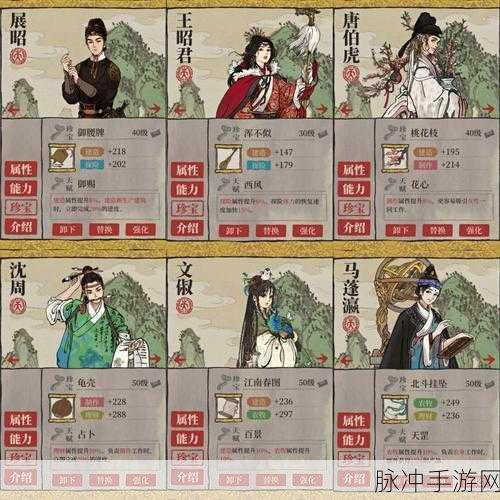 江南百景图全角色大盘点及天赋能力详解