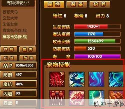 造梦西游3宠物技能领悟全攻略