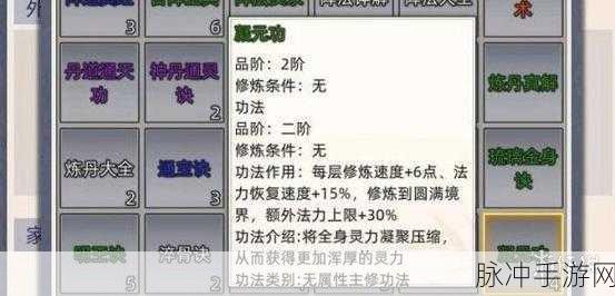修仙家族模拟器 2 天道藏经阁玩法全解析