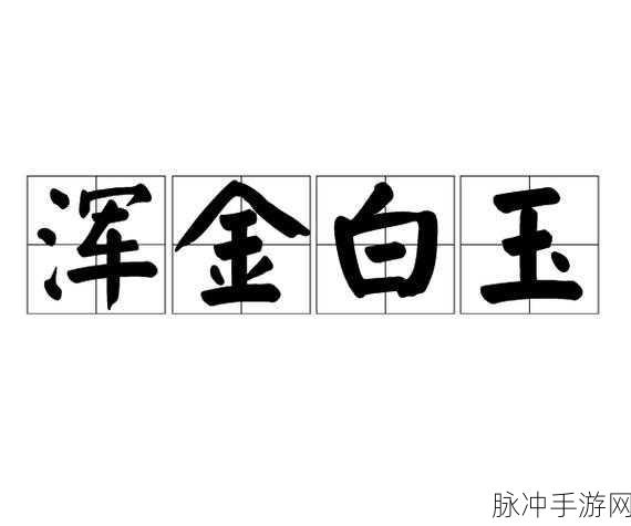 烟雨江湖浑金白玉石用途全解析