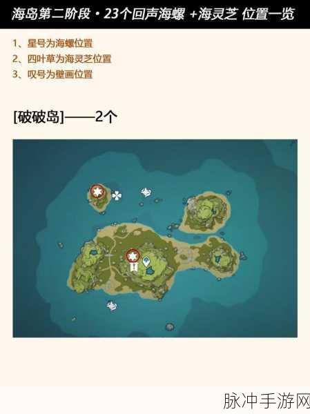 原神海螺位置全攻略，解锁海岛秘密的钥匙