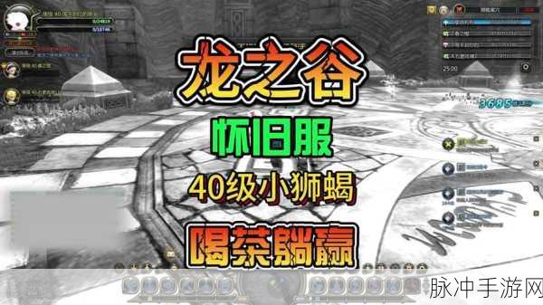 龙之谷手游地狱狮蝎单刷攻略，征服地狱狮蝎巢穴的终极指南