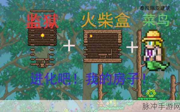泰拉瑞亚，创意建筑秘籍 火柴盒华丽变身