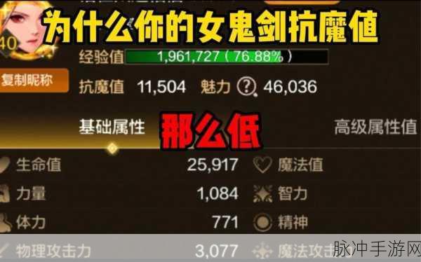DNF手游魔抗值提升全攻略，解锁你的战斗潜能
