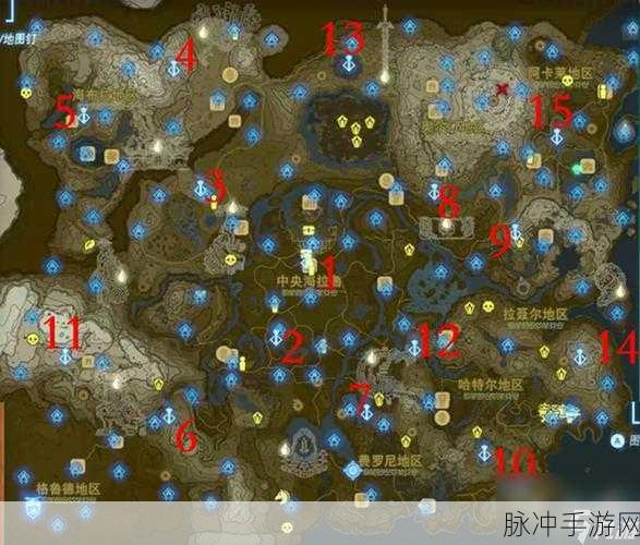 塞尔达王国之泪全地图鸟望台解锁深度攻略