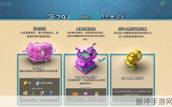海岛奇兵战斗母舰赛季奖励全解析，赛季结束后的丰厚回馈