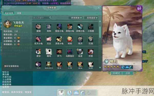 剑网3手游深度攻略，解锁沧海笛宠物奇遇的详尽步骤