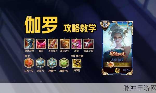 王者荣耀伽罗深度攻略，解锁强势射手的致胜之道