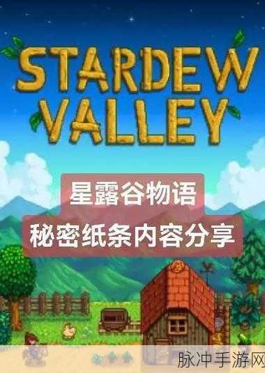 星露谷物语，揭秘秘密纸条任务全攻略