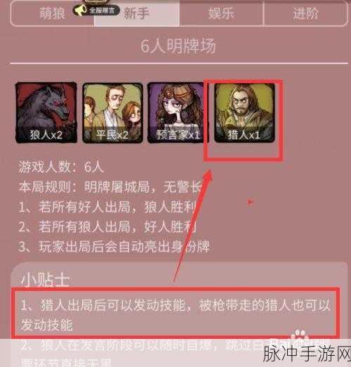 狼人杀胜率提升秘籍全解析，手游公司视角下的制胜攻略