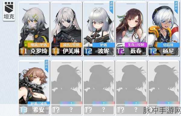 少女前线云图计划wiki大全，最强人物排行推荐